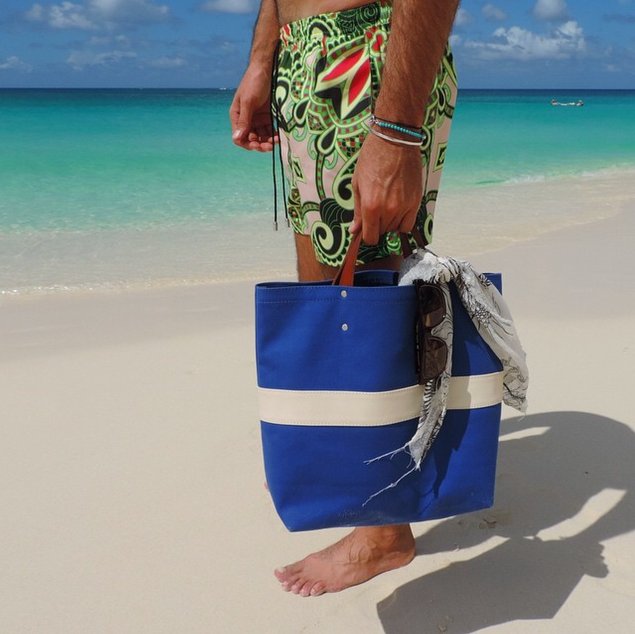 Christian Bendek at the beach with Oxford Vaughan Monte Carlo sunglasses - still life